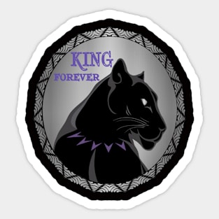 King Panther Forever Sticker